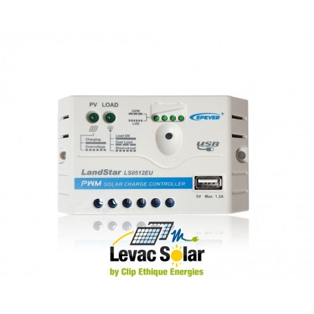 Epever LS0512EU PWM  12V avec sortie USB