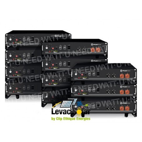 Batterie Lithium Pylontech + 550  - 26.4 kWh avec Hub de communication