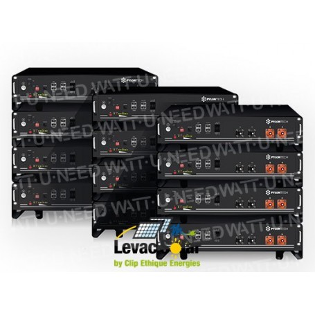 Batterie Lithium Pylontech + 600  - 28.8 kWh avec Hub de communication