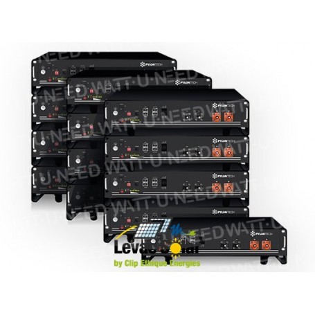 Batterie Lithium Pylontech + 650  - 31.2 kWh avec hub de communication
