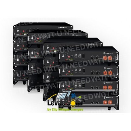 Batterie Lithium Pylontech + 800 38.4 kWh avec Hub de communication