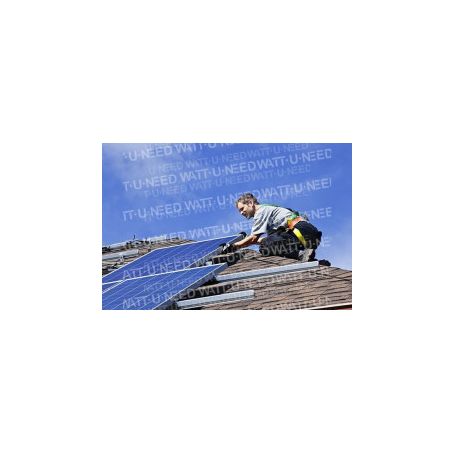 Forfait pose 1 à 10 panneaux + raccordement onduleur