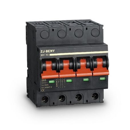 Mini sectionneur DC 4P 1200V 63A