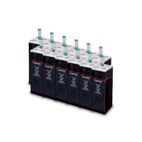 Parc de 43 kWh batteries OPzS 24V