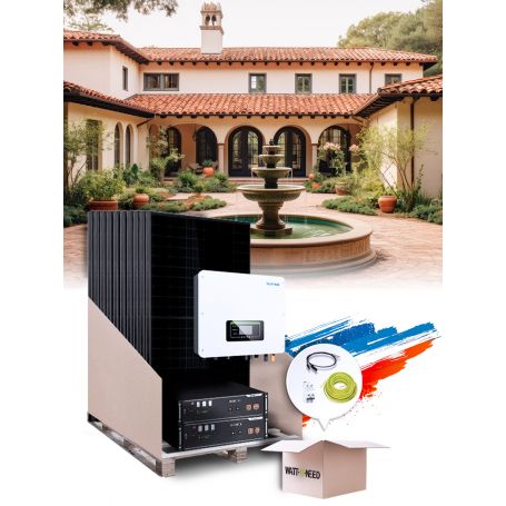 Kit autoconsommation 14 panneaux 5 kVa avec installation en France