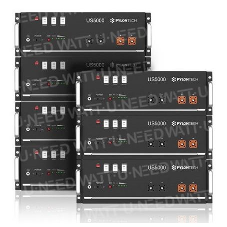 Batterie Lithium Pylontech US5000 +700 - 33.6 kWh