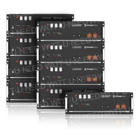 Batterie Lithium Pylontech US5000 +900 - 43.2 kWh