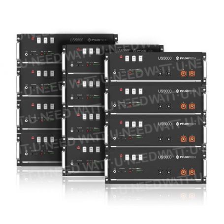 Batterie Lithium Pylontech US5000 +1.200 - 57.6 kWh