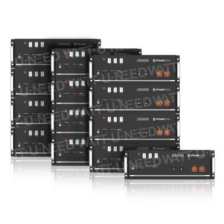 Batterie Lithium Pylontech US5000 +1.300 - 62.4 kWh