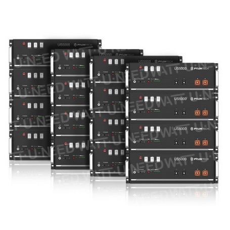 Batterie Lithium Pylontech US5000 +1.600 - 76.8 kWh