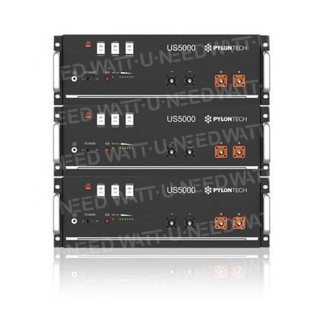 Batterie Lithium Pylontech US5000 +300 - 14.4kWh