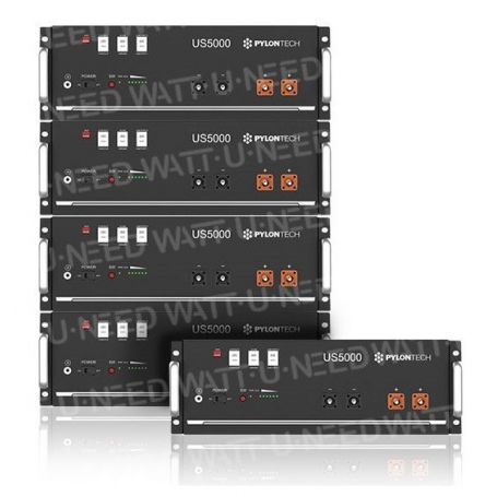 Batterie Lithium Pylontech US5000 +500 - 24 kWh