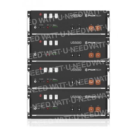 Batterie Lithium Pylontech US5000 +400 - 19.2kWh