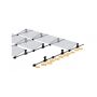 Système FlatFix toiture plate pour panneaux de 105 à 115 cm de large