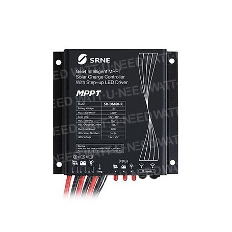 Contrôleur de charge solaire SRNE MPPT Gen4 DM60