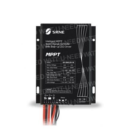 Contrôleur de charge solaire SRNE MPPT Gen4 DM120