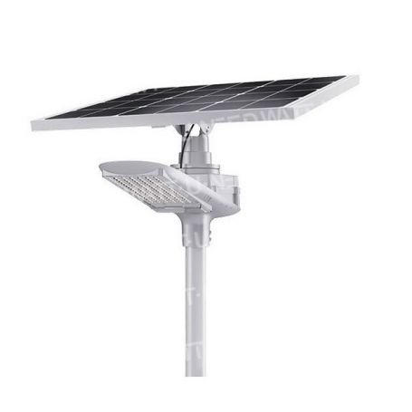 Lampadaire solaire - LED autonome WI 20W - Panneau 80W 6V