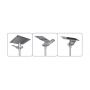 Lampadaire solaire - LED autonome WN 60w - panneau de 200Wc