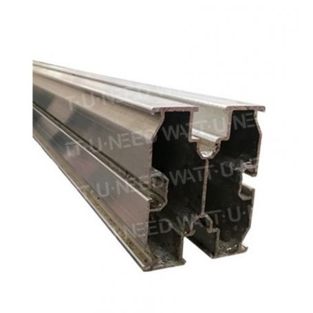 Rail en aluminium de 80x100 mm