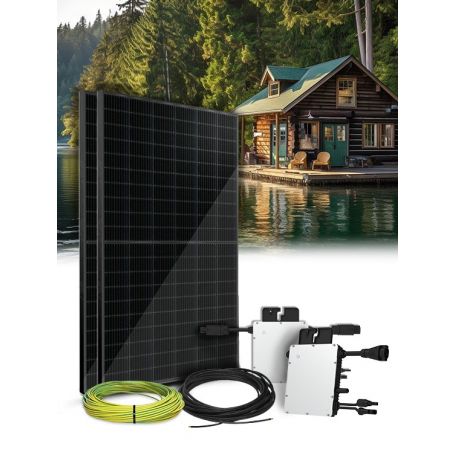 Kit 2 panneaux Hoymiles autoconsommation-réinjection sans stockage