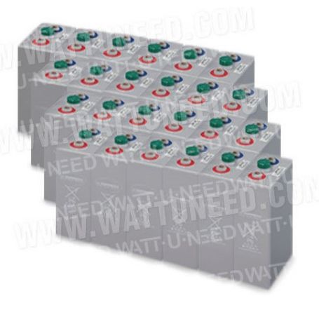 Parc de 40,8 kWh batteries OPzV 24V