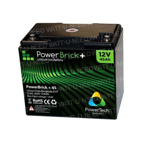 PowerBrick+ Batterie lithium 12V 45Ah PB+12/45