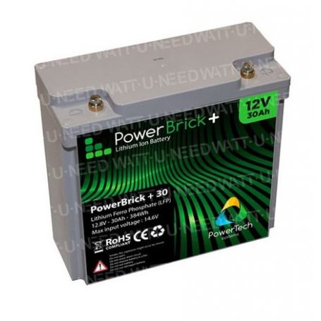 PowerBrick+ Batterie lithium 12V 30Ah PB+12/30