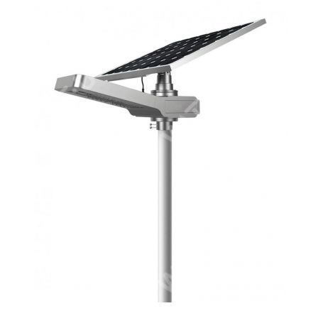 Lampadaire solaire - LED autonome WU 50W 18V - Panneau 150W