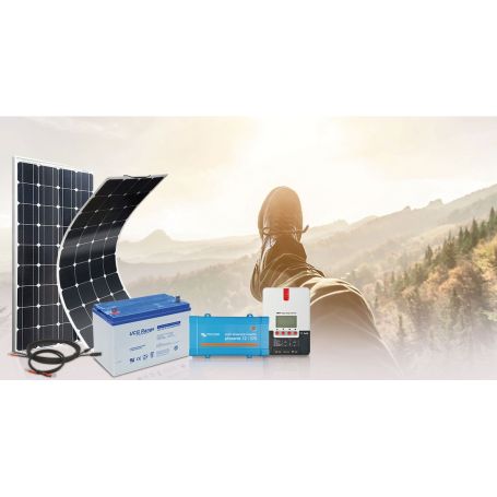 Kit solaire survivaliste 200Wc
