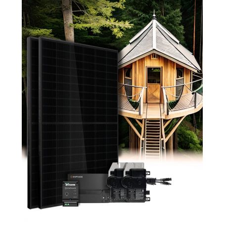 Kit 2 panneaux enphase autoconsommation-réinjection sans stockage