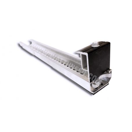 Fixation pour tôle ondulée trapeze light+clame de fin NVT