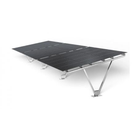 Carport photovoltaïque double