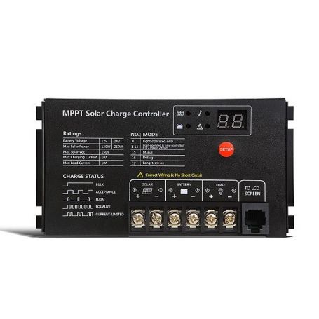 Régulateur solaire MPPT 10A SRNE