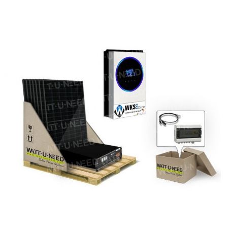 Kit autoconsommation 9 panneaux 5kVA lithium