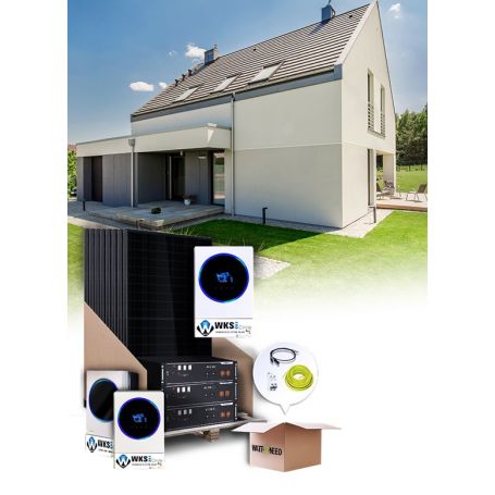 Kit autoconsommation 30 panneaux 15kVA avec stockage