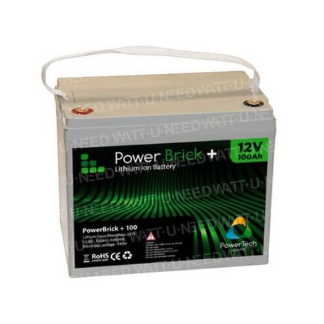 PowerBrick+ Batterie lithium 12V 100Ah PB+12/100