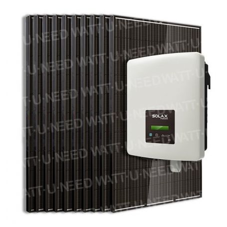 Kit 10 panneaux autoconsommation / réinjection 3000W sans stockage